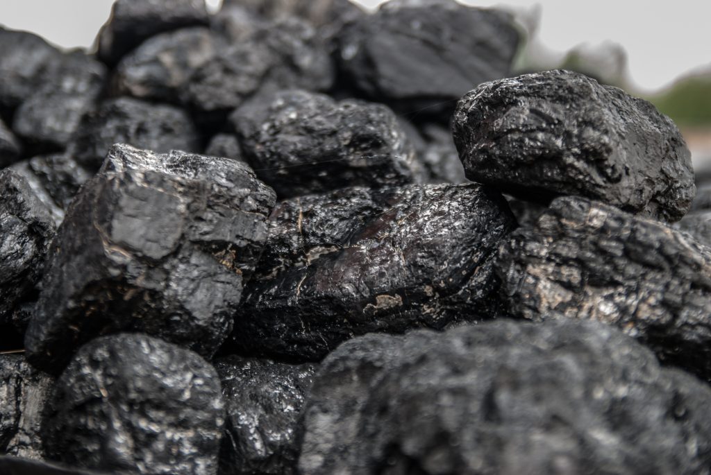 Image of coal, for energy production. 