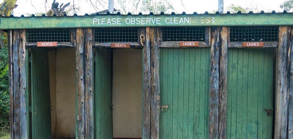 The public latrine system is common in developing countries.