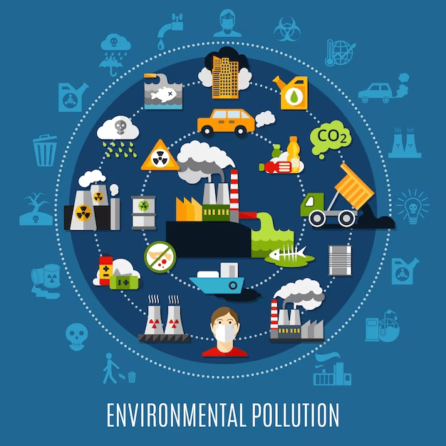 Environmental pollution causes so much damage.