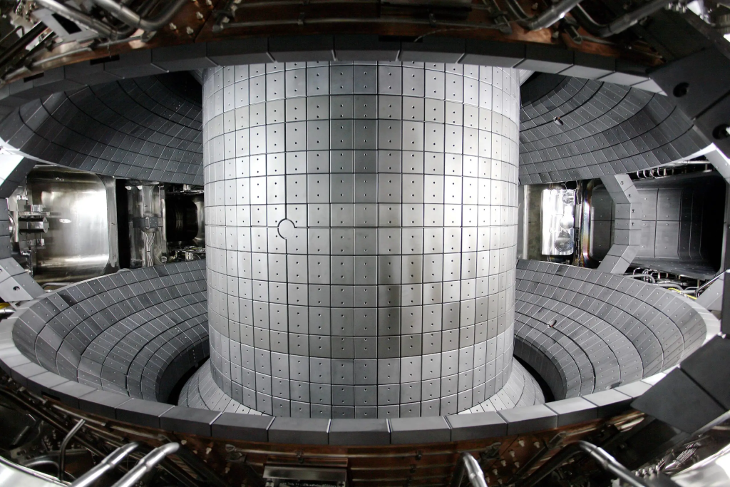 Clean nuclear energy: the interior of the KSTAR Tokamak.